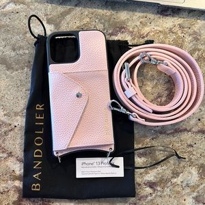 Bandolier Hailey side slot - Primrose Pink/ Silver - 13 Max Pro